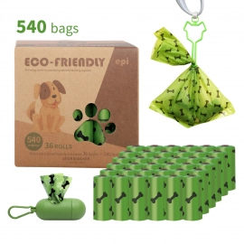 EPI Biodegradable Pet Garbage Bag Dog Poop Bags Dog Poop Bag Dispenser Dog Cleaning Supplies Dog Products for Dogs
