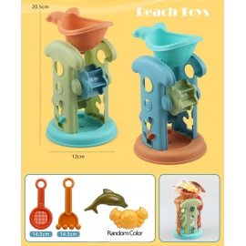 Beach Sand Toys Set Beach Shovel Tool Set Medium Size Toy Lightweight for Kids summer hourglass combination Beach Toy Set