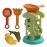 Beach Sand Toys Set Beach Shovel Tool Set Medium Size Toy Lightweight for Kids summer hourglass combination Beach Toy Set